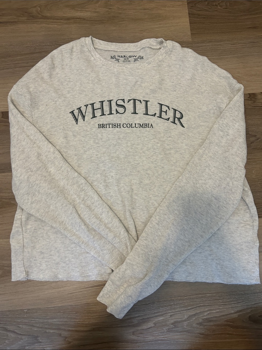 Harlow Cream Waffle Knit Crewneck Pullover